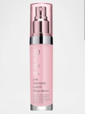 Rodial Pink Diamond Instant Lifting Serum - Soft Pink with Silver Accents